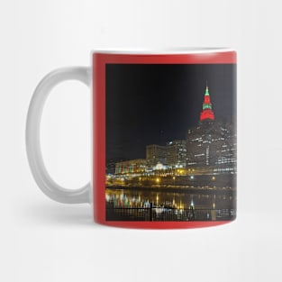 Tower City Red & Green Mug